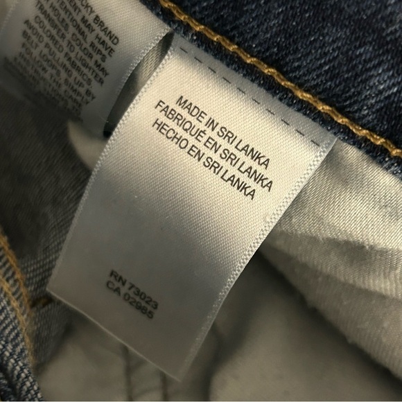 💕 lucky brand MID RISE BOYFRIEND SIENNA Distressed Blue Jeans 10 - Picture 6 of 10